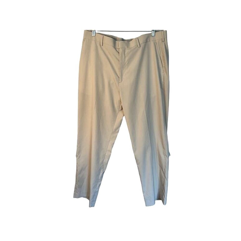 Ben Hogan Golf Pants Mens Size 40x30 Waist Tan Flat Front Flex Pants Casual